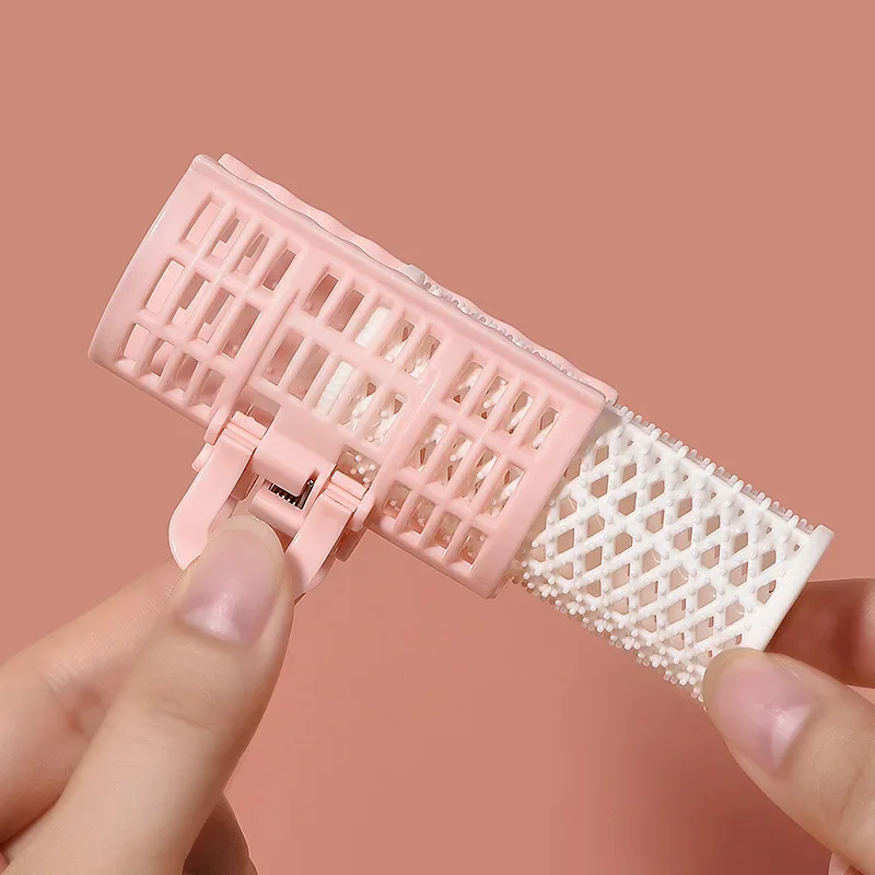 

Новые щипцы для завивки волос Sdottor 2 шт. с зажимом розовые ролики для волос зажим без нагрева пластиковые без тепла завивки инструменты для завивки волос бигуди