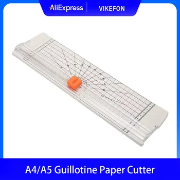 Taglierina Portatile Mini per Carta A4, Rifilatrice Pieghevole per Studenti, Cancelleria Scolastica, Utensile per Tagliare Foto e Lavori Artigianali