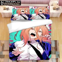 Chainsaw Man Anime 3D Printed Bedding Set Duvet Covers Pillowcases Comforter Bedding Set Bedclothes Duvet Cover 01 1