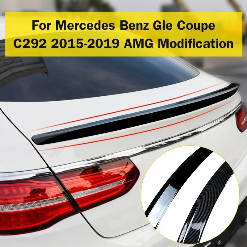 

1PC Car Tail Wing for Mercedes Benz Gle Coupe C292 2015 2016 2017 2018 2019 AMG Tail Wing Rear Trunk Lip Spoiler Trim Body Kit