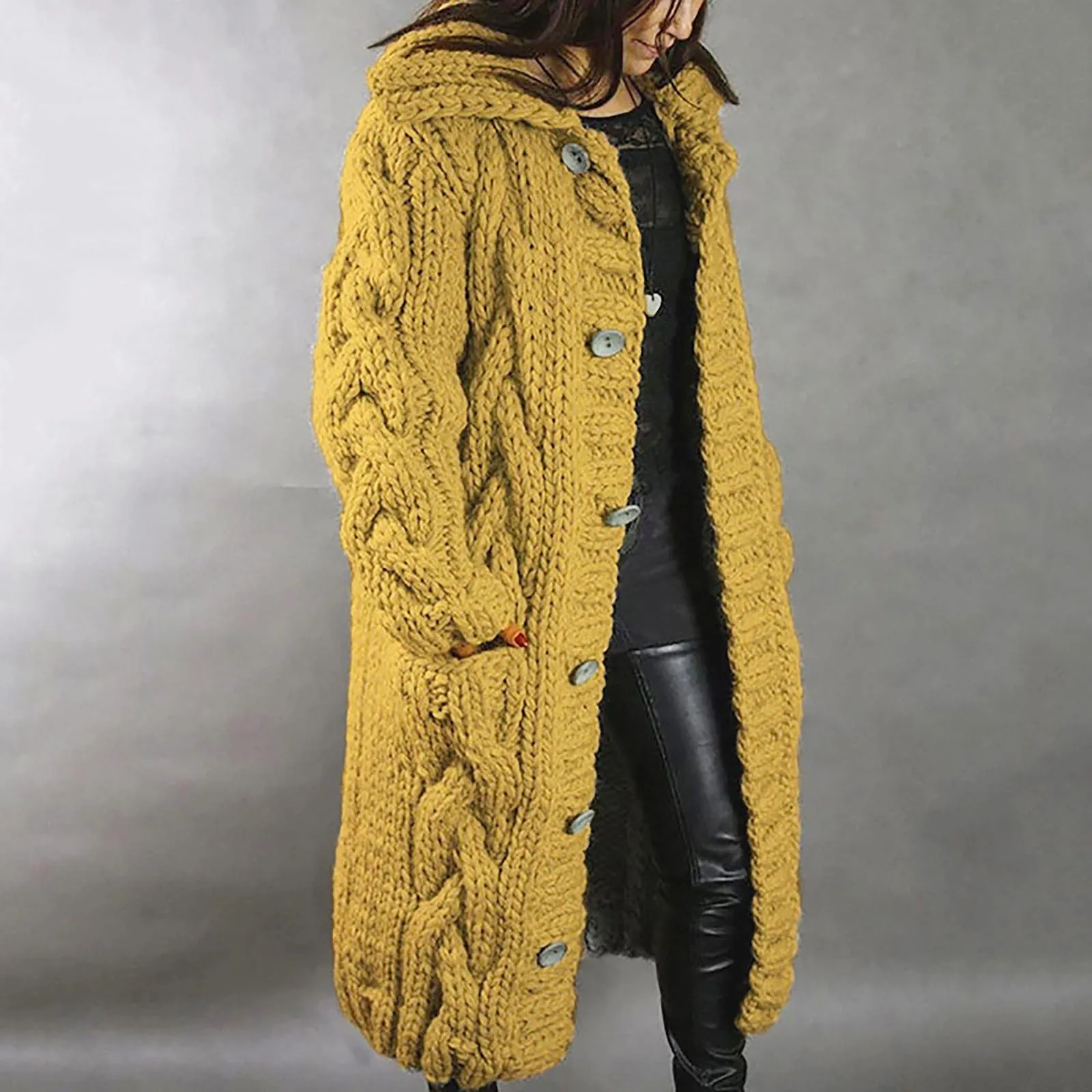 LOOK 994 LONG PLEATED OMBRE CARDIGAN | PRE-ORDER