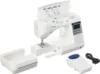 HZL-F300 Sewing and Quilting Machine White Automatic One Touch Needle Threader and Automatic Thread Cutting 1