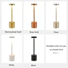 Rechargeable LED Desk Lamp Creative Touch Switch Dimmable Table Lamp 3 Color Temperatures Bedroom Office Restaurant Lamp 3