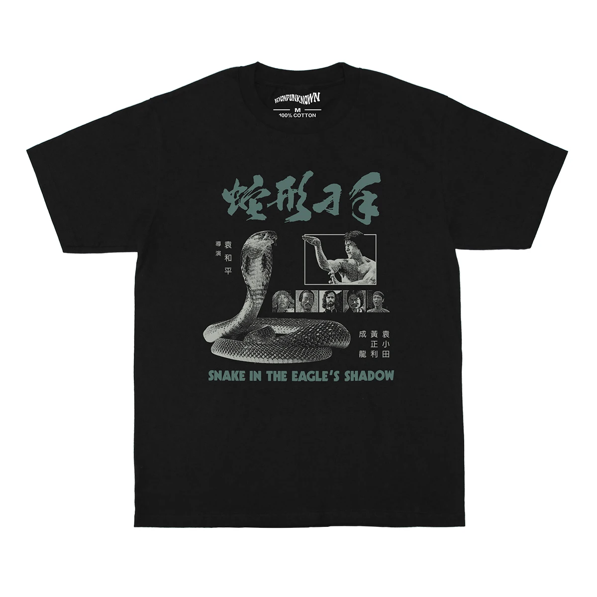Snake in the Eagle's Shadow T Shirt Jackie Chan Hong Chinese Kong Kung Fu Movie Drunken Master Men's Summer Cotton Printed Shirt