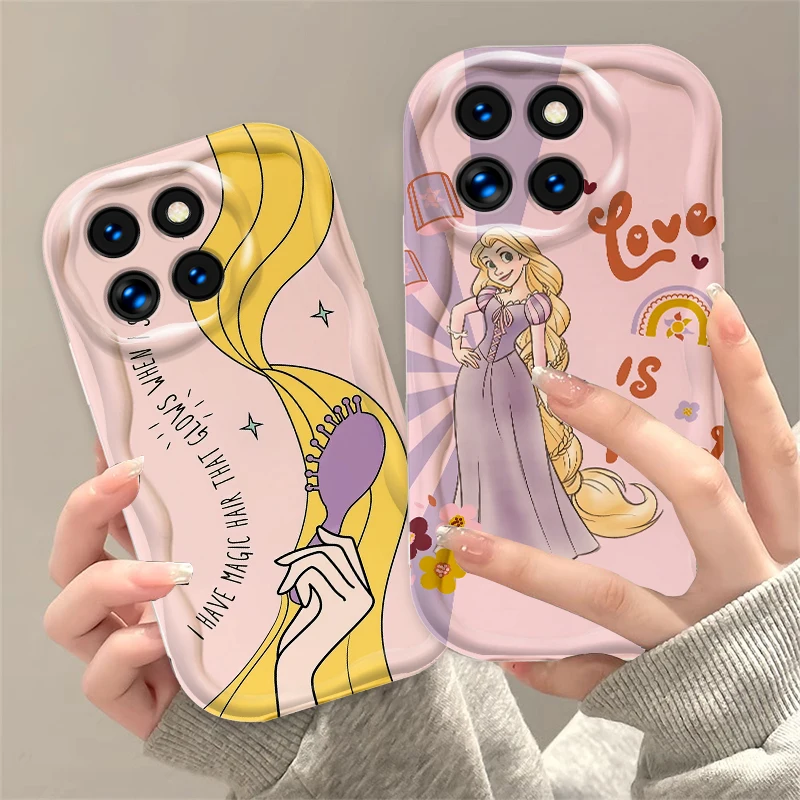 

Disney Princess Rapunzel For Xiaomi Mi 14 12 12T 11 Lite Poco M6 X6 X5 X4 X3 M3 F4 Pro GT NFC 5G Wave Oil TPU Phone Case