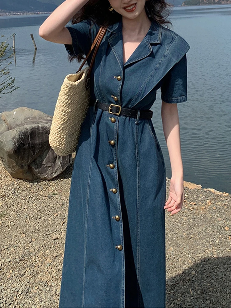 Eric Big Pocket Belt Denim Dress ワンピース 0400021931688_STARLIGHT?wid=