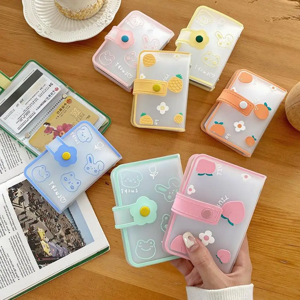 

Purse Passport Card Bag Meal Card Matte Transparent 20 Bit Men Credit Card Box Cartoon Card Holder Card Bag Credit Card Pocket