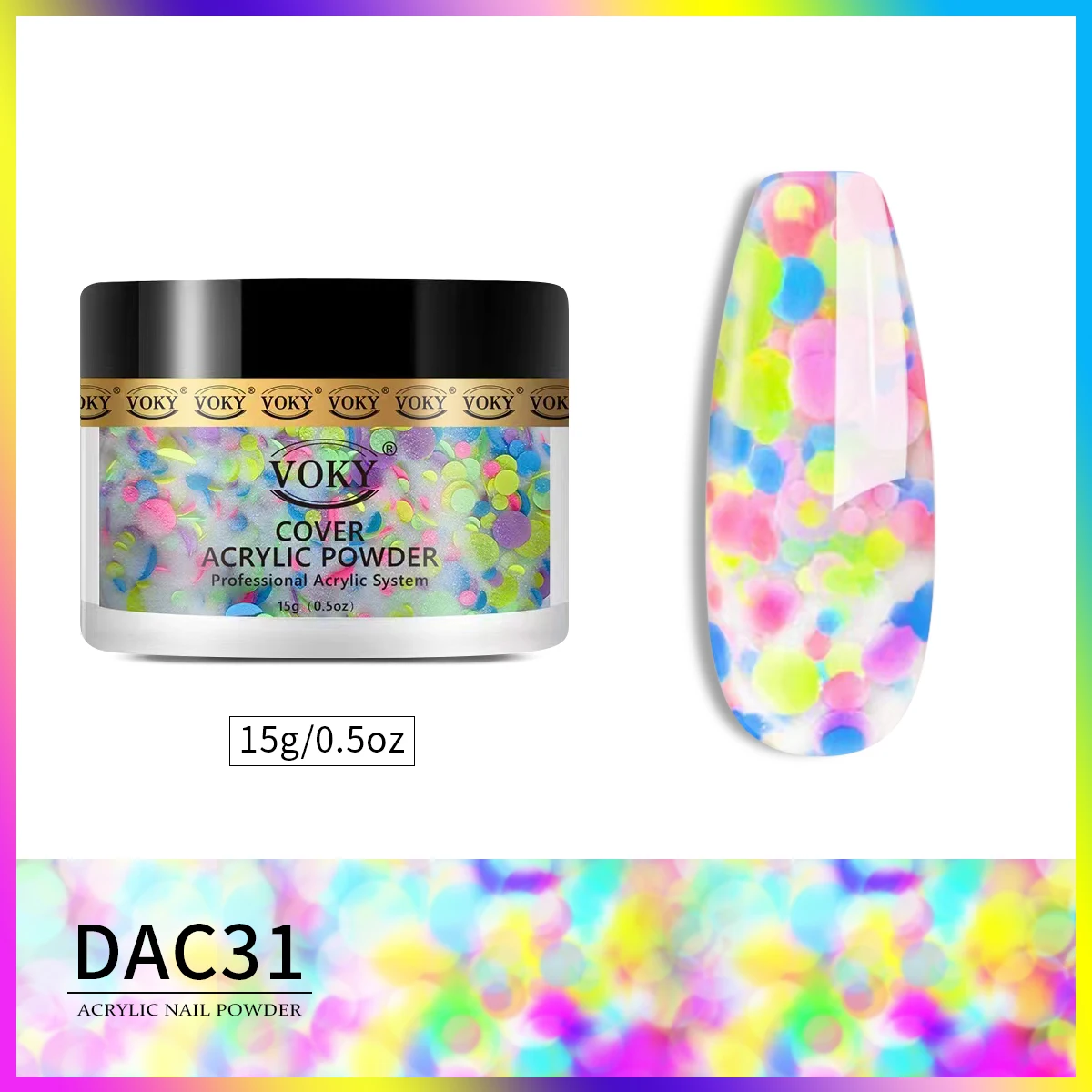 Acrylic Powder Professional Nail Powder For Acrylic Nails To Be Used With Monomer Acrylic Nail Liquid 2