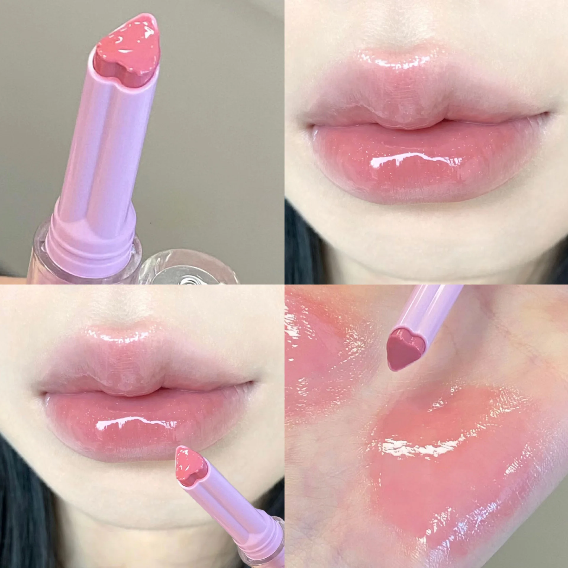 Gege Bear Garden Solid Lip Gloss Moisturizing Watery Colored Lip Balm Long-lasting Tender Balm lip gloss