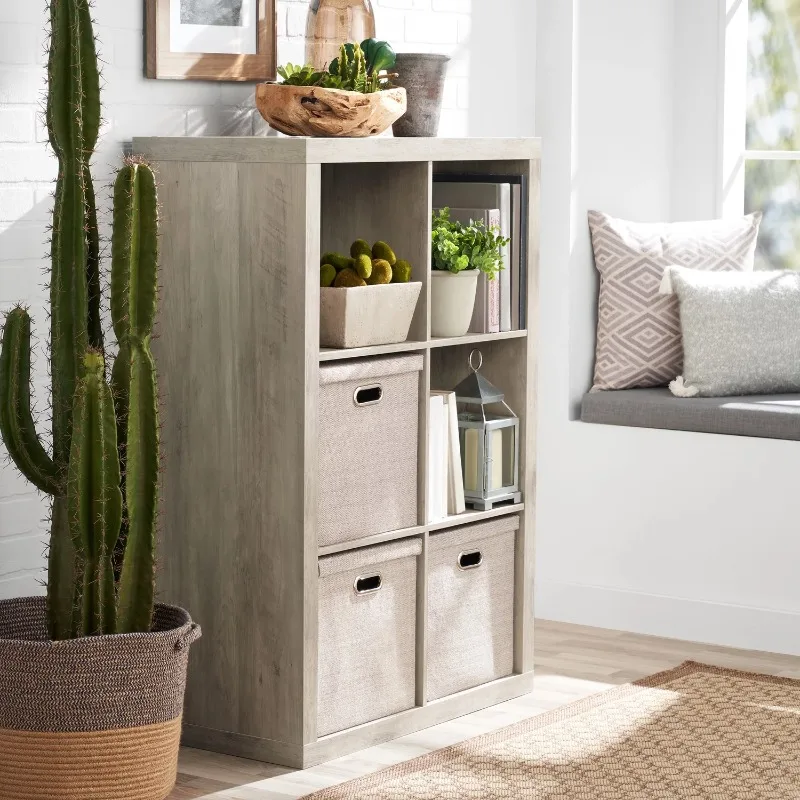 

Cube Storage Organizer, Rustic Gray