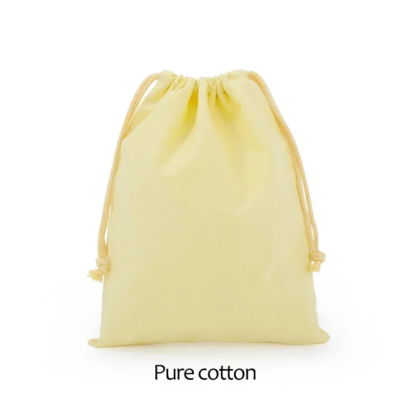 Eco-Friendly Cotton Blend Drawstring Gift Bags for Candy Storage and Home Organization