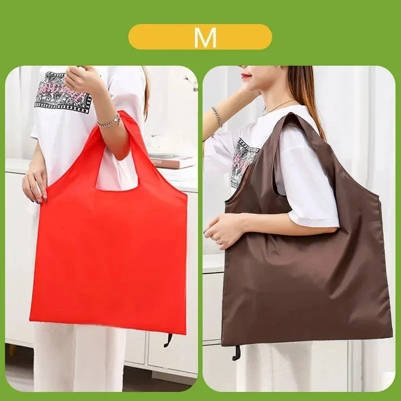 Eco-Friendly Foldable Tote Bag with Cartoon Cactus Print