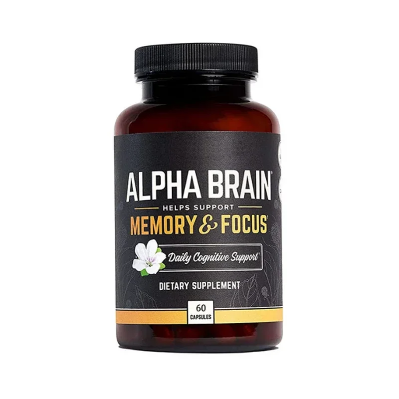 

1 bottle 60 Alpha GPC Smart Capsules Boost Brain Supplement Vegetarian Capsules Choline Phosphatidylserine Dietary supplement