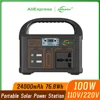 New jsdsolar Portable Solar Power Station Power Generator 100W 110V220V LED Light Emergency Solar Power Bank for Outdoor Camping 1