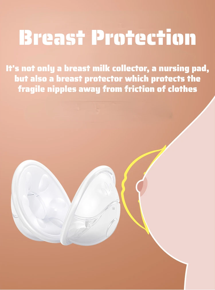 Reusable Silica Gel Breast Milk Collector Multifunctional Leak-proof Nectar Collector Ultra Soft Nursing Pad Wearable Pad 5