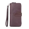 Large Clutch Wallet for Women Genuine Leather Wallet Bifold Long Real Leather Women Purse Zipper Female Coin Bag Wallet 1