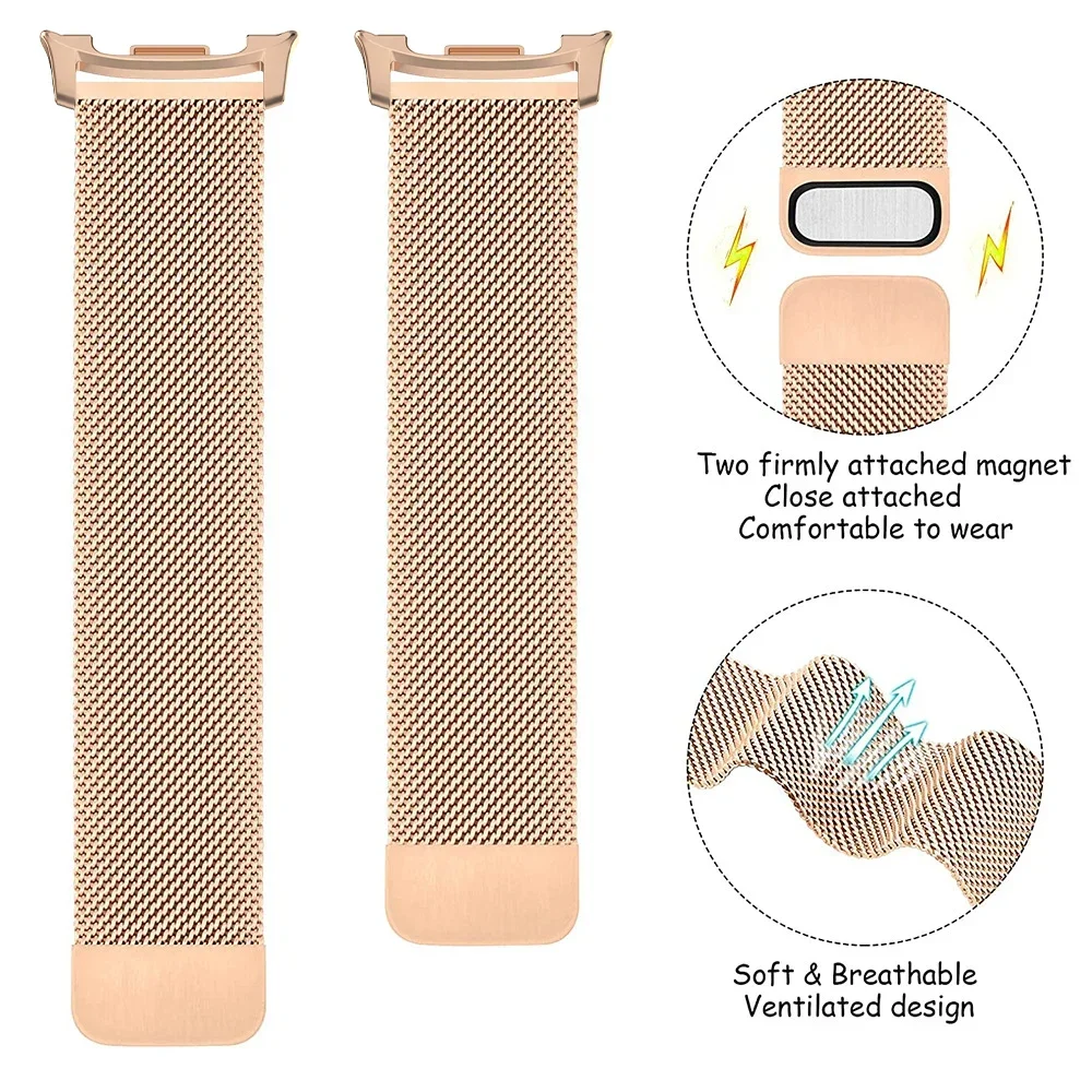 Milanese Magnetic Metal Watch Strap - Premium Wristband