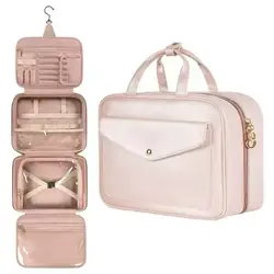 Compact Waterproof Travel Toiletry Organizer (HZB - pink)