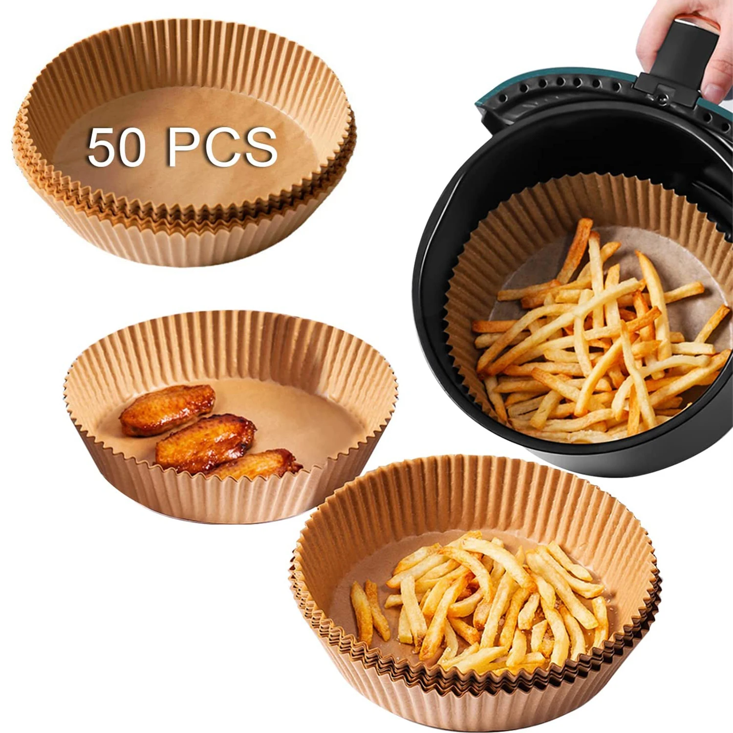https://ae01.alicdn.com/kf/S82cdb5afe5f34da6a4a2163810f5354fT/50pcs-24cm-Air-Fryer-Parchment-Paper-Liners-Non-Stick-Disposable-Paper-Tray-Barbecue-Plate-Food-Oven.jpg