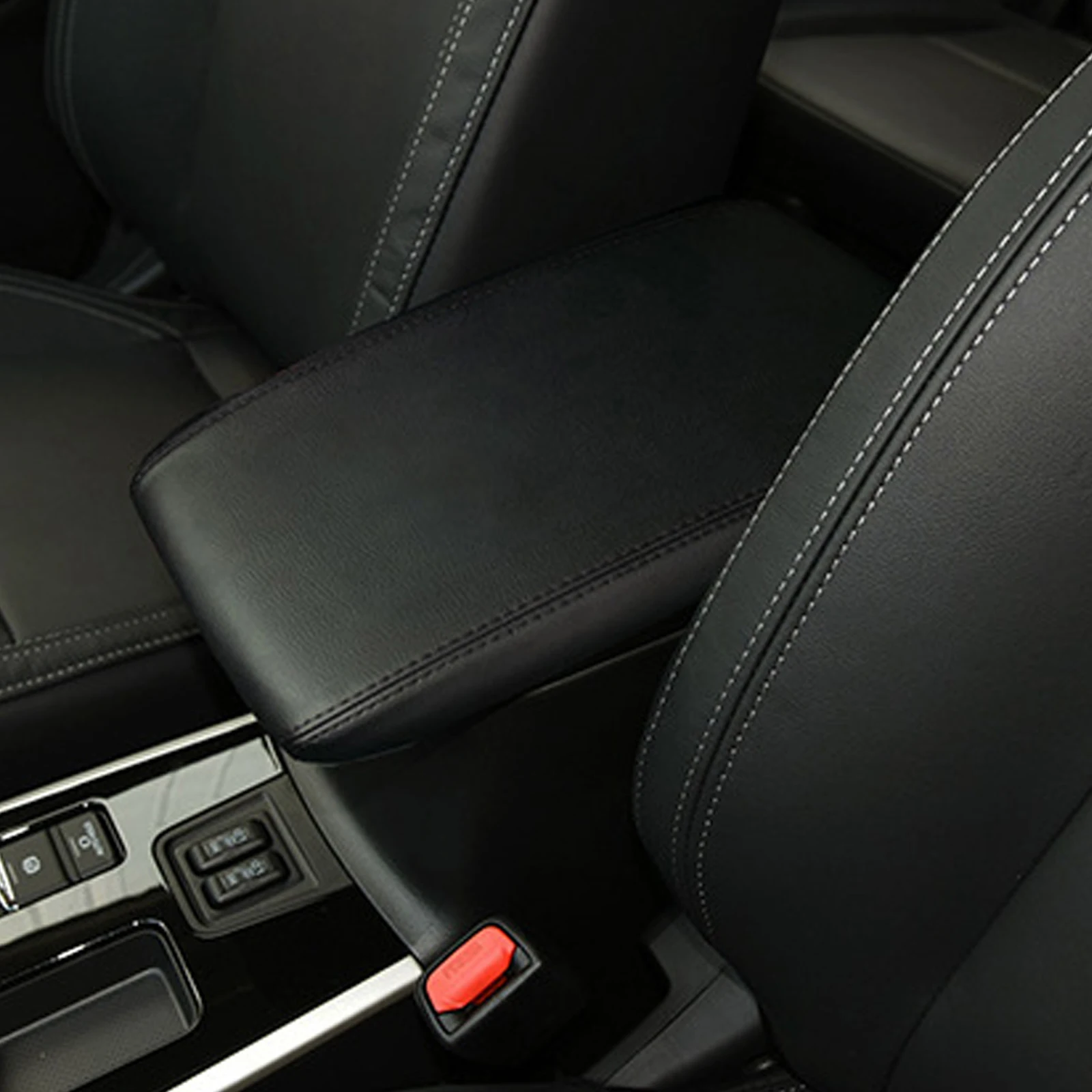 Für Mitsubishi Outlander 2013-2018 Mikrofaser Leder Auto Armlehne Abdeckung | OEM-Passform, reißfeste Wärmedämmung für den Innenraum des Autos – Detail 1