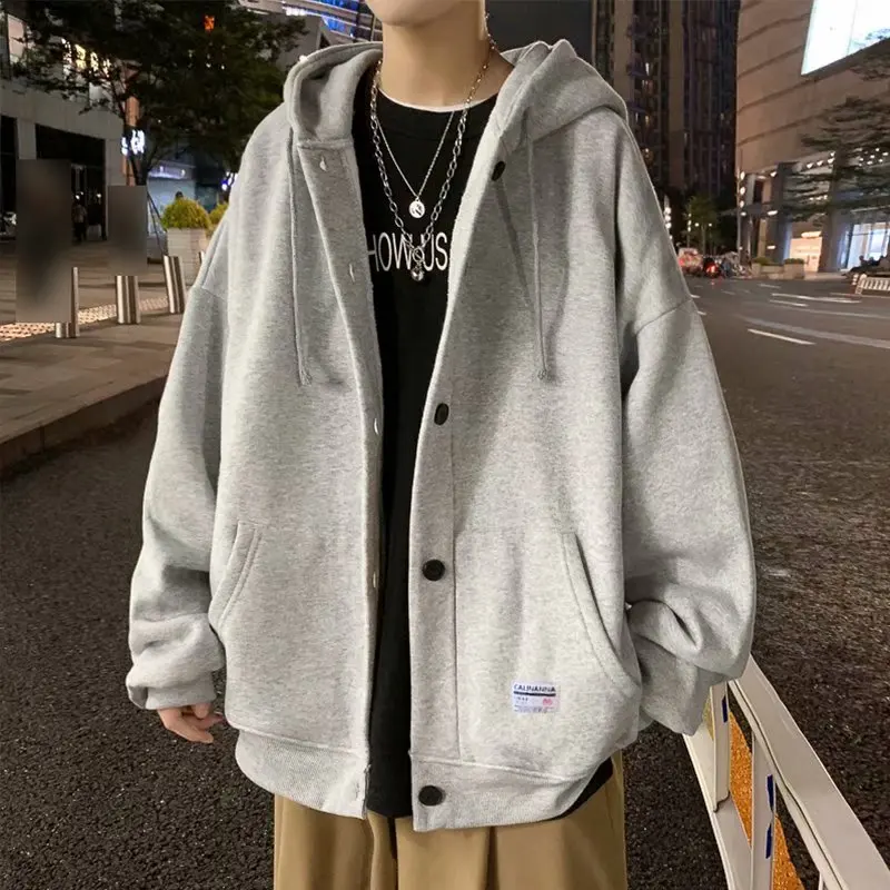 Men's Hoodies Sweatshirts Pullover Loose zip up hoodie fleece hoodies print hoodies solid color hoodies paris print hoodies fishing hoodies