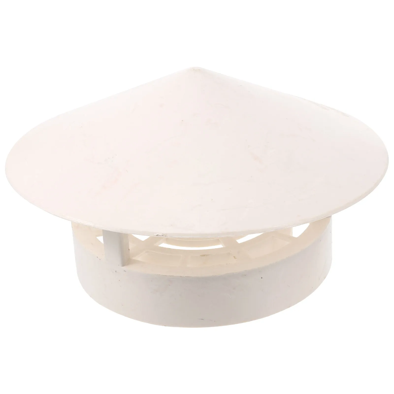 굴뚝 레인 캡 지붕 통풍구 레인 커버 110-160mm 방수 PVC 통풍 캡 굴뚝 커..