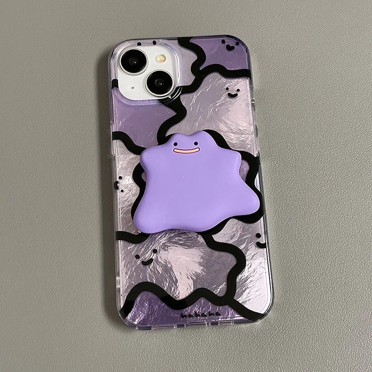 Ghost Grip Tok Holder: Lustrous Lining Hard Phone Case