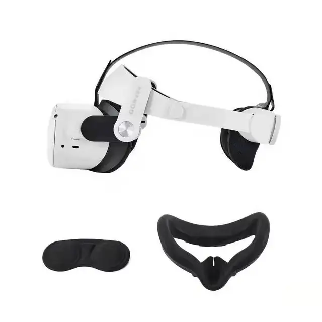 GOMRVR Head strap djustable for Oculus Quest 2 halo strap ,Increase Supporting forcesupport , comfort-oculus quest2 Accessorie SJM2-Three