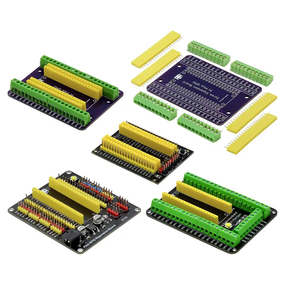 For Raspberry Pi Pico GPIO Breakout Extender DIY Expansion Board Male Female Pin with Switch for RPI Pico W image 1