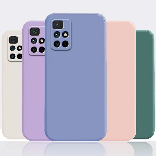 For Redmi 10 2022 10C 12C 10A 11A Case Colorful Silicon Shockproof Square  Phone Case Funda Redmi 12 12c 10 Prime2022 Cover Coque - AliExpress