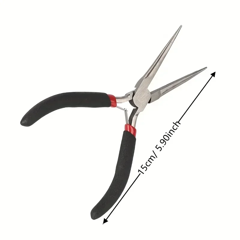 Nose Plier Multi tool 1PC Long Nose Plier Needle Forceps Repair Hand Tool