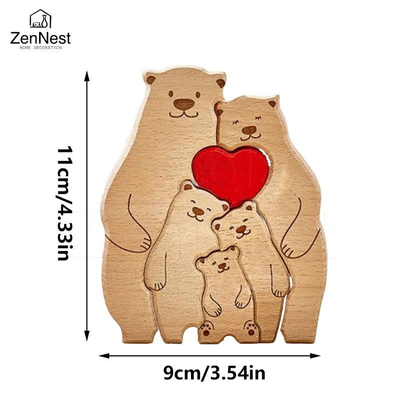 Personalized Bear Home Puzzle 6