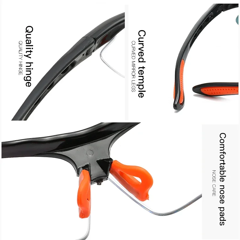 Safety Goggles with Clear Eye Protection - Anti-Splash, Wind & Dust Resistant