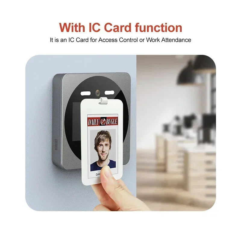 Fashion E ink Picture Display Tag Passive NFC-Powered Nameplate 3.7inch E-Paper Price Label Business Badge Employee badge