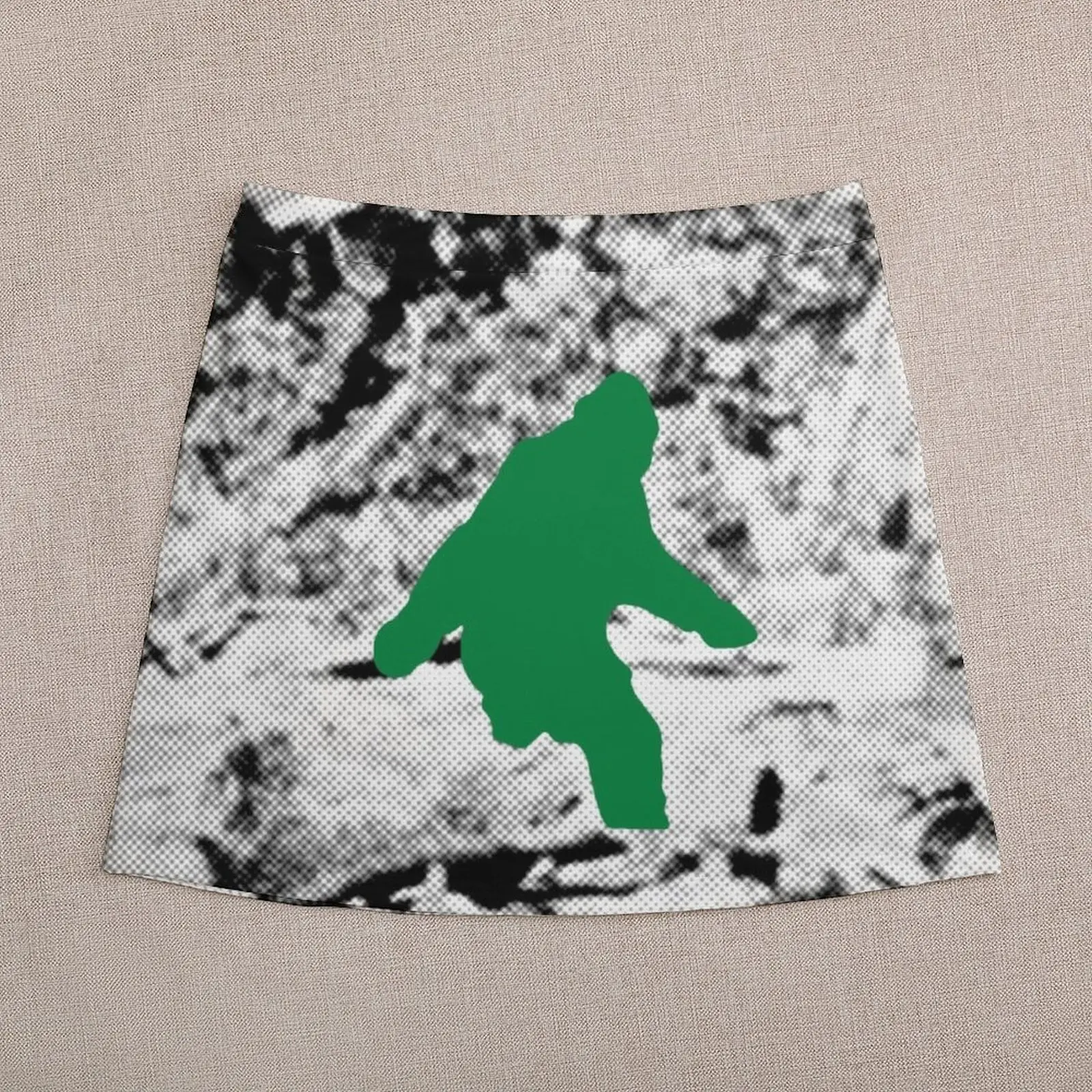 Bigfoot (Green) Mini Skirt girls skirt Kawaii Womens dresses