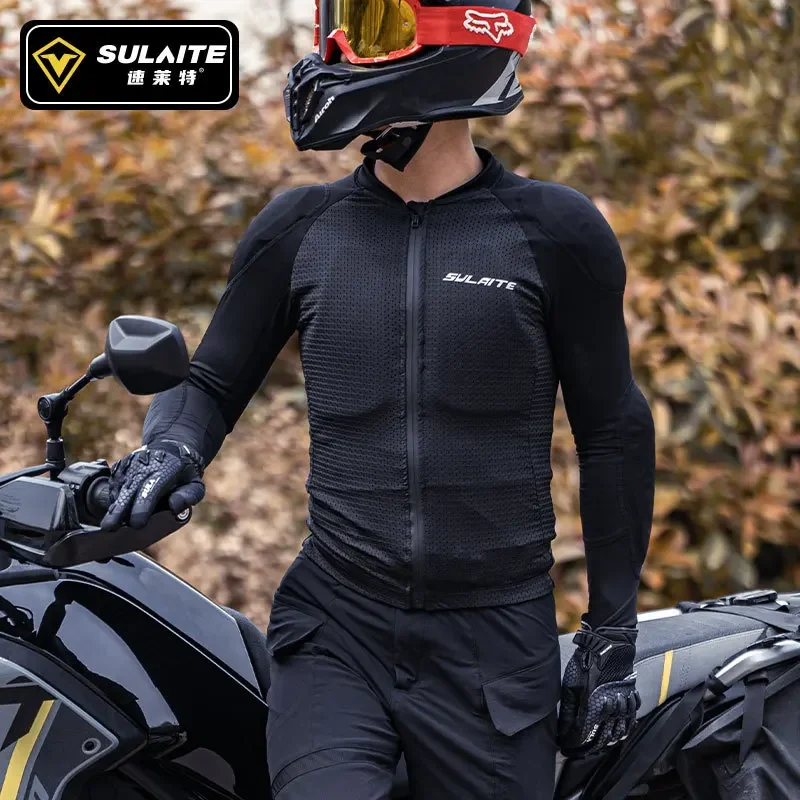 Motorcycle Armor Comprehensive Protection Motorcycle Anti Fall Summer Breathable Soft Armor Chest Protection Racing Suit