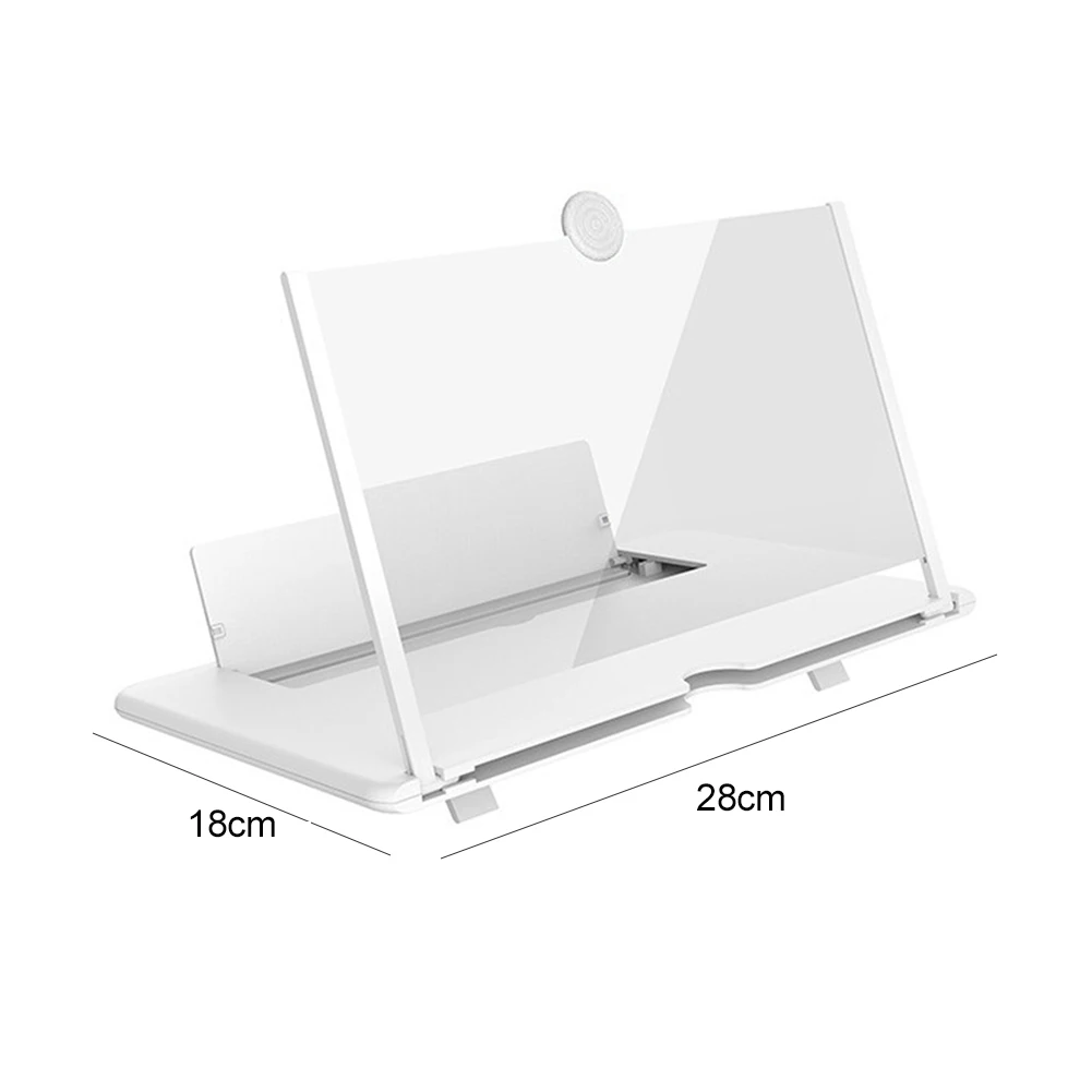 14 inch 3D Phone Screen Magnifying Amplifier Mobile Display Enlarged Magnifier Foldable Holder Stand Video Amplifier