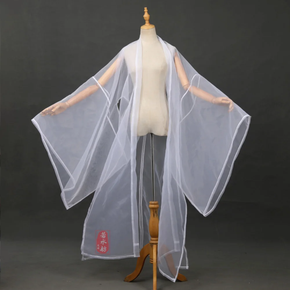 

Women Fairy Hanfu Clothing Chiffon Cloak Overcoat Women Cardigan Wide Sleeve Coat Chinese Festival Classical Dance Costume