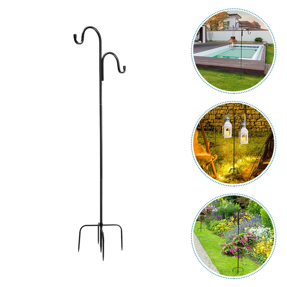 Hanging Hanger Hanging Flower Pot Hooks Pole Outdoor Lantern Shepherd