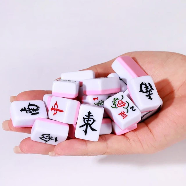 Jeu De Société Traditionnel Chinois Mahjong Mini, Jeux De Société