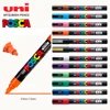 1pcs Japan UNI POSCA Acrylic Marker Pen PC-3M 0.9mm-1.3mm Water-based Pen POP Advertising Poster Graffiti 24 Color Art Painting 1