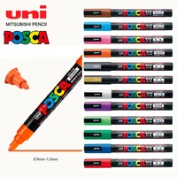 1pcs Japan UNI POSCA Acrylic Marker Pen PC-3M 0.9mm-1.3mm Water-based Pen POP Advertising Poster Graffiti 24 Color Art Painting 1