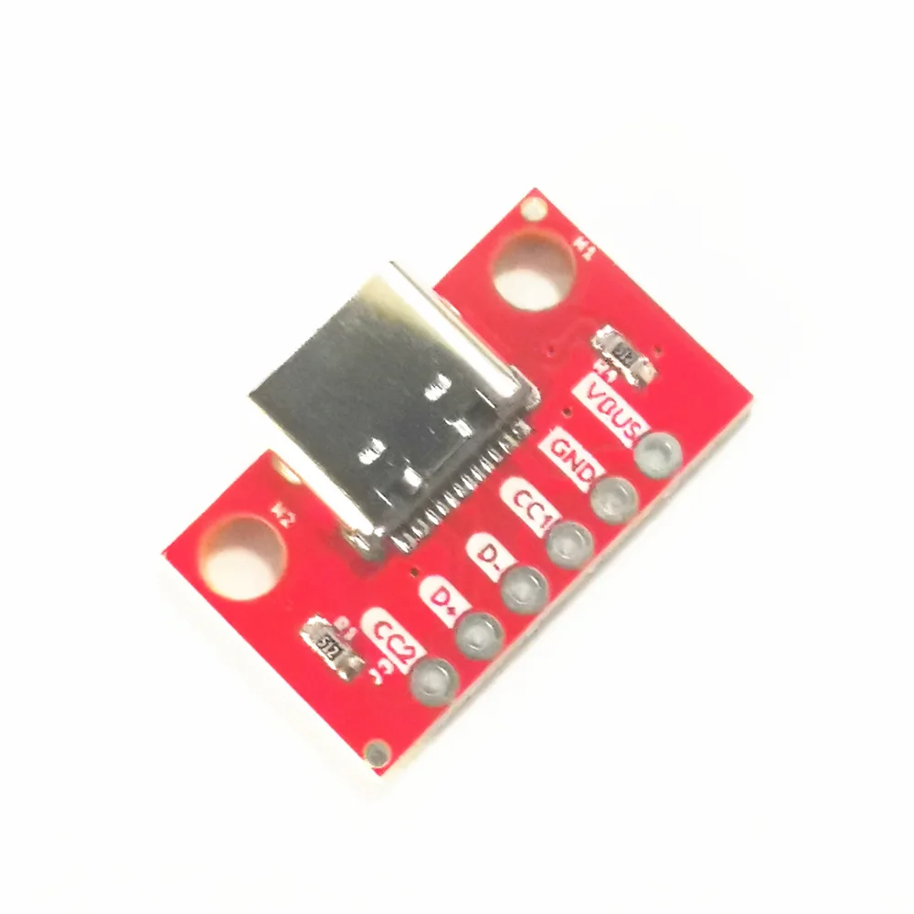 

1PCS 16P USB 3.1 Type-C Female Test PCB Board Adapter 2.54mm Connector Socket For Data Transfer Power Adapter Board Module