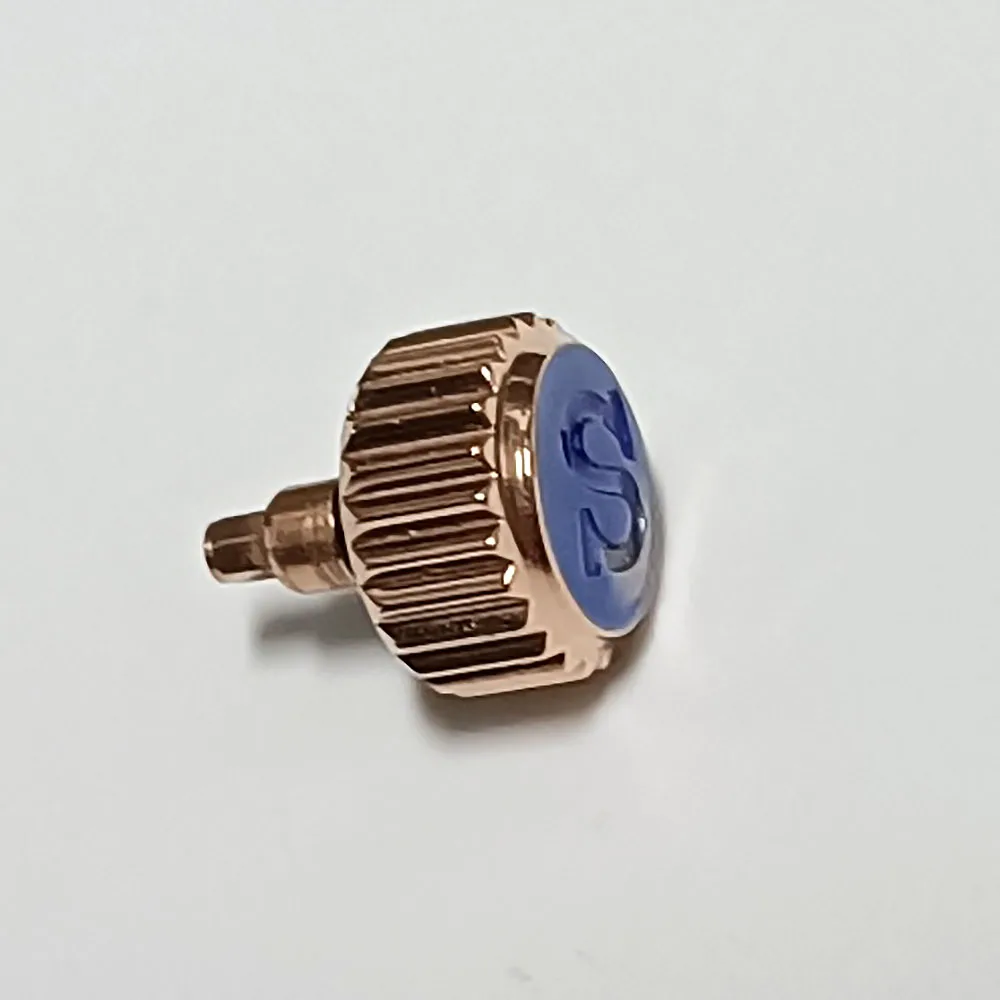 Screw-in GMT Case Crown Replace Watch Crown Engraved Signed 'S' Fits NH34 NH35 NH36 Movement