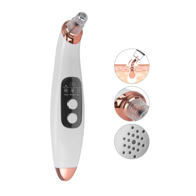 Electric Facial Pore Cleaner Exfoliator Face Blackhead Remover Acne Cleanser Vacuum Deep Cleansing Suction Machine Beauty Tools