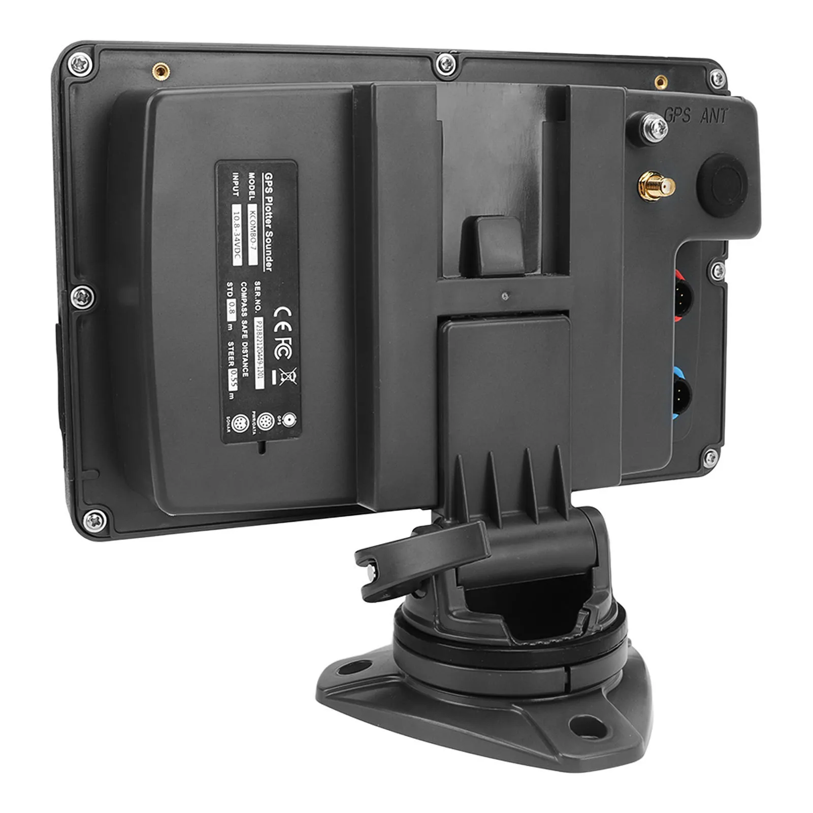 KCombo-7 7inch Marine GPS Fishfinder Combo Transducer Color LCD GPS Marine Plotter Combo with Fishfinder +FISH FINDER