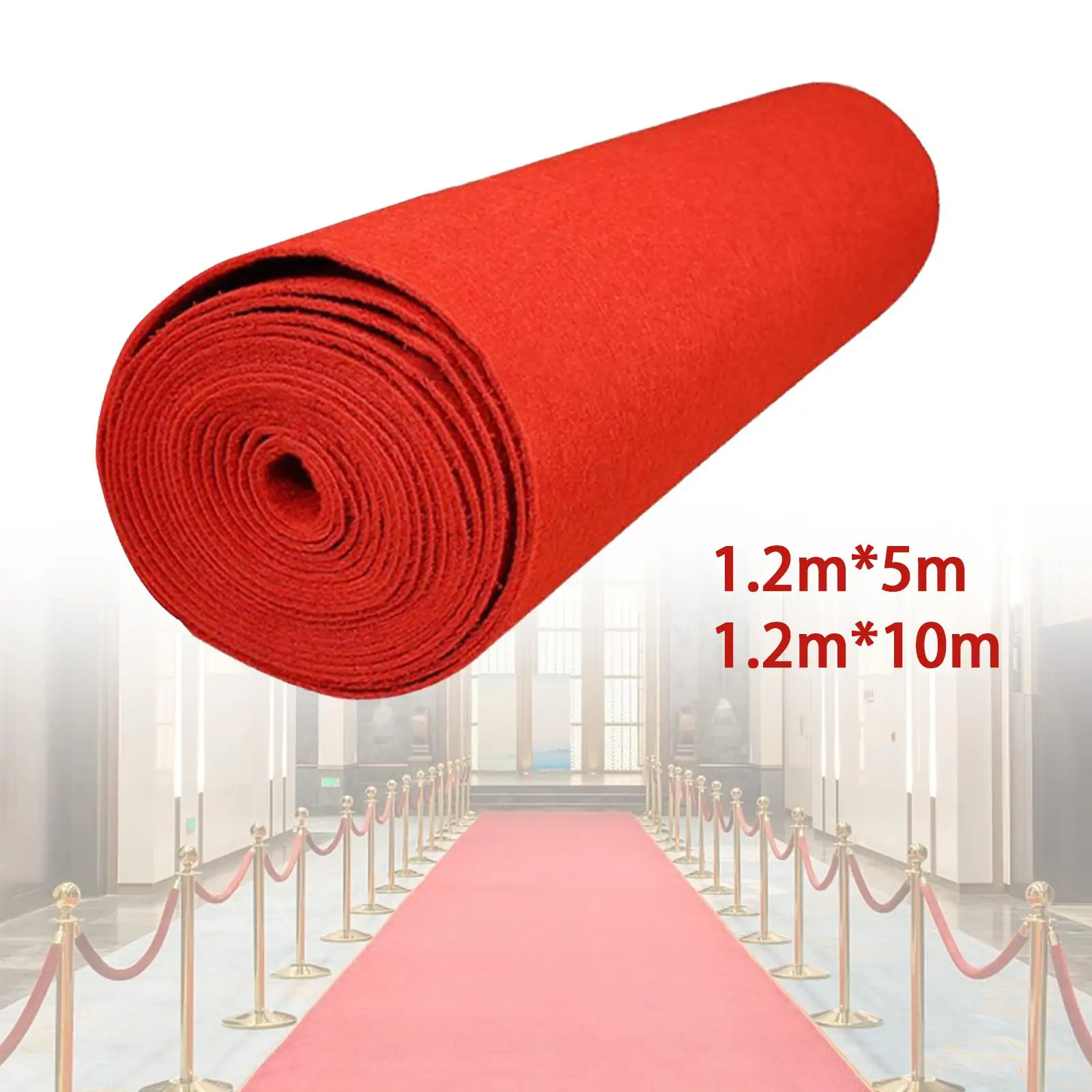 Wedding Carpet Red Carpet Aisle Runner 1.2M Wide for Baby Shower Exhibition Ceremony