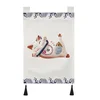 Double-sided Printing Japanese Lucky Cat Door Curtain Sushi Restaurant Izakaya Horizontal Curtain Decorative Flag Curtain 6