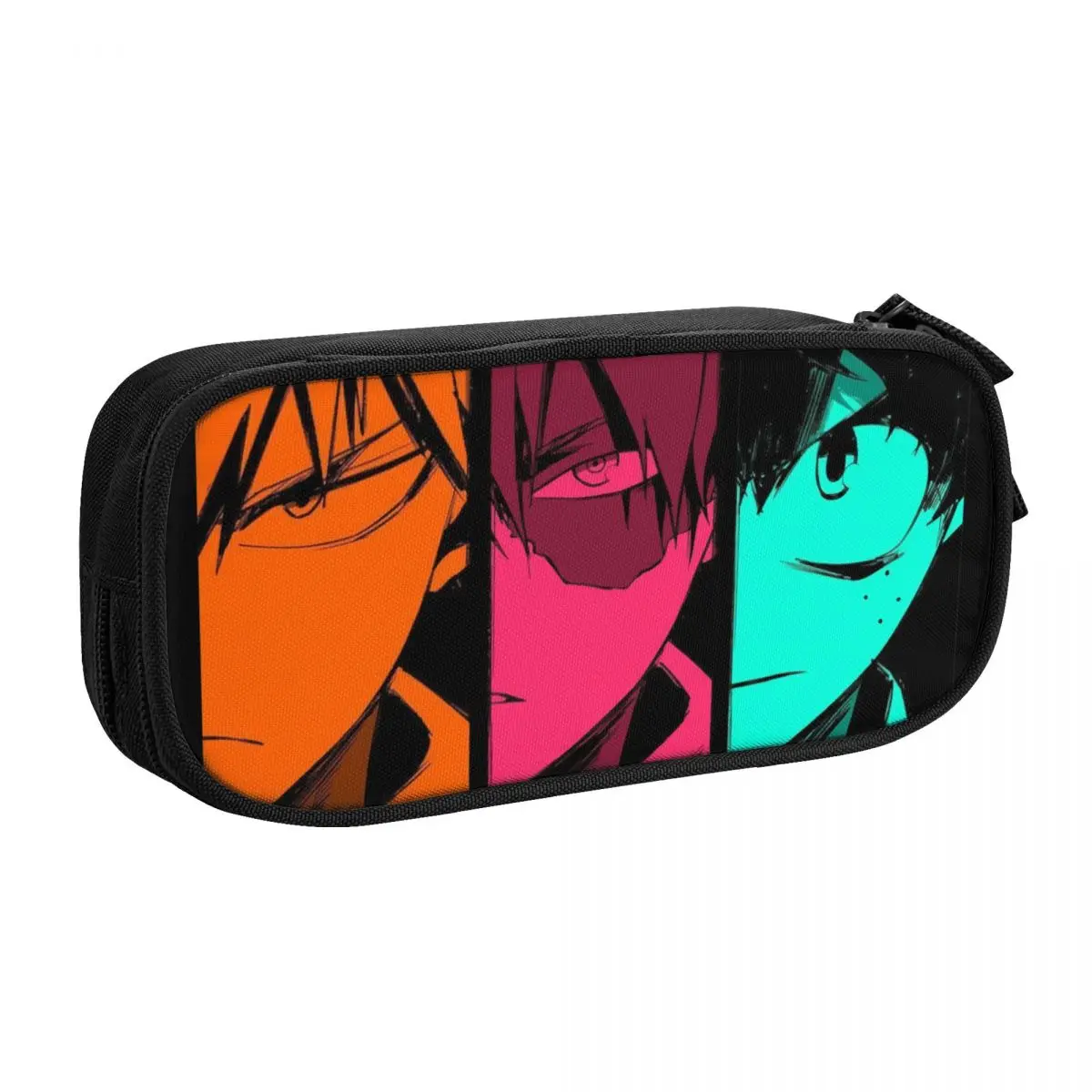 Custom Cute Classic Anime My Hero Academia Pencil Cases for Bakugo Izuku Todoroki Large Capacity Pen Box Bag School 