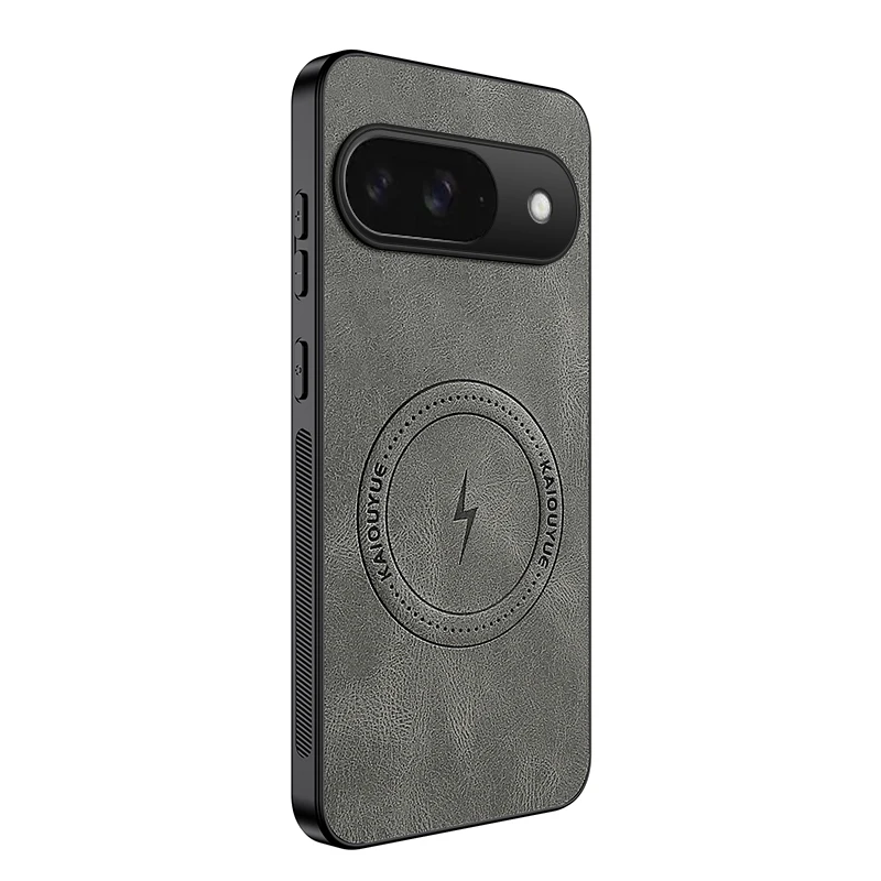 Vintage Business Phone Case Cover in Premium Sheepskin Leather with Magnetic Closure